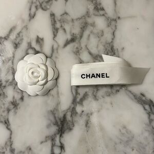 Chanel Authentic Packaging Canellia Flower & Ribbon